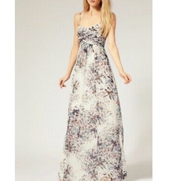 Ted Baker Dresses Ted Baker Elna Dragonfly Silk Maxi Dress Sz Us 6